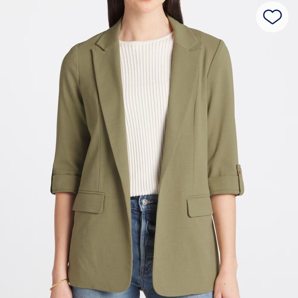 Olive Colored Blazer - Size Large